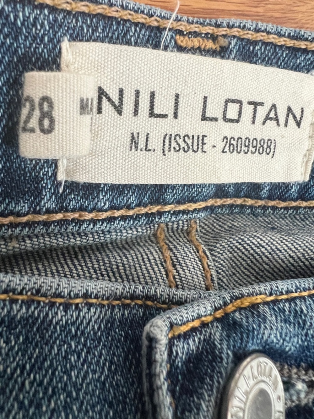 Nili Lotan Bootcut Jeans In Classic Wash Women Size 28 - Picture 6 of 13
